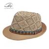 Sombreros de Paja Estilo Europeo y Americano para Hombres, Sombreros de Sol de Verano, Sombreros Jazz, Pequeños Sombreros Retro Británicos, Sombreros de Playa para Mujeres