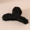 Pinza de Pelo de Felpa, Pinza de Garra Esponjosa, Pinza de Tiburón para Volumen de Cabello Grande, Pinza de Garra para el Cabello de la Parte Posterior de la Cabeza de Otoño e Invierno, Accesorio de Cabello Simple