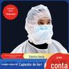 Chapéu descartável não tecido chapéu espacial chapéu de pirata corrida kart capacete capa completa proteção contra poeira capacete