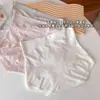 Pantaleta de encaje jacquard sexy de lujo ligero con control de abdomen para mujer, cómoda, ajustada a la cadera, sin costuras, talla grande, algodón 10A, entrepierna antibacteriana
