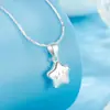 Novo Sorriso Fofo Infantil Estrela de Cinco Pontas da Sorte Colar Feminino Doce Elegante Corrente para Clavícula Estrela Pequena Corrente de Colar de Luxo Leve