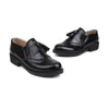 Zapatos de Mujer Zapatos de Tacón Bajo 4 Flores Quemadas Nuevos Talla Grande Zapatos de Comercio Exterior Borla Zapatos de Mujer Negro Marrón Cabeza Redonda en stock Neutro