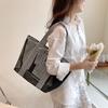 2022 Bolsa Tote Transparente de Ombro Estilo Coreano Simples Moda Nicho Grande Capacidade Multifuncional Bolsa de Mão Sob o Braço