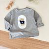 Ropa para Niños Camiseta de Manga Larga Algodón Puro Fina Ropa de Otoño para Niños Top de Bebé Camiseta Base de Primavera y Otoño para Bebé Ropa para Niños Pequeños y Medianos