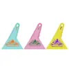 Ferramenta Qili para Película de Carro Raspador Triangular Resistente a Altas Temperaturas Raspador de Película de Borracha Bicolor Raspador Triangular Pequeno Duro para Película de Janela