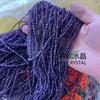 Contas pontiagudas de 4MM contas de vidro de cristal contas de furo reto cristal DIY pulseira colar brincos acessórios de cabelo acessórios