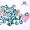 Lago Azul Nail Art Em Forma De Diamante Lágrimas De Sereia Azul Gelo Plano Em Forma De Diamante Fundo Dourado Nail Art Enfeites De Diamante