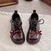 Zapatos Pequeños de Piel para Niñas 2026 Primavera/Otoño Nuevo Estilo Zapatos de Princesa Negros con Lazo para Niños Suela Suave Mocasines Versátiles para Niñas