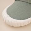 Liquidación Zapatos de Lona de Color Sólido para Niños de Caña Baja con Velcro Planos Blancos Zapatos de Interior para Niños Pequeños Tenis para Todas las Estaciones
