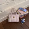 Doce 2026 Primavera Nova Moda Desenho Animado Bolsa de Mão Bolsa de Ombro Fofa Bolsa Transversal Xadrez Bolsa Feminina