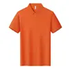 Camisa polo con logo personalizado, color liso, cuello camisero, ropa de trabajo de manga corta para negocios, amigable con la piel, transpirable, suave y cómoda, camisa de verano