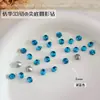 33 Diamantes de Imitación Redondos con Base Puntiaguda para Uñas, Diamantes de Imitación Redondos Puntiagudos, Accesorios Hechos a Mano para DIY, Diamantes de Imitación Apilables para Decoración de Uñas