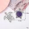 Nuevo Accesorio Creativo de Tortuga Pequeña con Goteo de Aceite Incrustado de Diamantes de Golian Piezas para Joyería DIY Materiales de Decoración para Funda de Teléfono Aleación