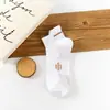 Meias Antibacterianas 7A, Meias Curtas Finas de Verão, Anti-Odor, Malha Respirável de Verão, Meias Esportivas de Algodão Baixas
