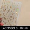 Celebridad de Internet Pegatinas para Uñas Líquidas de Mariposa Nuevas Cortadas Láser Plata Caliente Coloridas Finas Resistentes Pegatinas de Uña Adhesivas de Mariposa DH