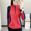 Camiseta de Manga Longa de Secagem Rápida, Fina, Ajustada ao Corpo, Versátil, Elástica, Respirável, Top para Esportes ao Ar Livre para Corrida e Montanhismo