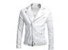 Ebay AliExpress jaqueta de couro masculina coreana primavera outono inverno slim fit jaqueta masculina de couro pu lavado para motocicleta
