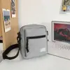 Bolsa Mini Transversal Versátil Minimalista para Mulheres Estilo Japonês Cor Sólida Leve Tendência Bolsa para Celular Estudante Casal Esportes Bolsa de Ombro
