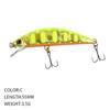 Isca Artificial Minnow Afundante Micro Bait 55Mm/3.5G Água Doce e Salgada Riacho Envio Direto da Fábrica