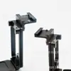 Zapata fría en forma de L con zapata fría vertical para micro-single, base para luz de relleno, adaptador de metal de conversión para monitor, tornillo puede ser lateral 1/4