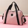 Bolsa de Viagem Grande Capacidade Portátil Bolsa de Armazenamento em Tecido Oxford Bolsa para Esportes Fitness Bolsa de Viagem Casual Feminina