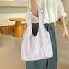 Bolsa de chaleco cuadrada hueca nueva de verano, bolsa de lona de alta gama, refrescante, fina, gran capacidad, bolso de hombro, bolso tote
