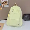 Mochila transfronteriza para niñas estudiantes de secundaria estilo bosque fresco alta apariencia doble hombro caricatura ins mochila de viaje