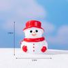 Decoração de micro paisagem desenho animado Papai Noel boneco de neve árvore série Quarto acessórios para fazer neve decoração pequenos ornamentos em miniatura