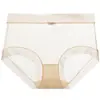 Ropa interior de estilo nuevo para mujer, verano, fina, seda de hielo, sin marcas, de cintura media, transpirable, sexy, con encaje, bragas de máscara