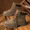 Botas de trabajo casuales y elegantes, nueva colección de otoño, exportación transfronteriza, Botas Martin para hombre, Botas de caña alta para senderismo al aire libre, Botas de cuero para hombre
