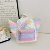Mochila Escolar para Bebê Jardim de Infância Estrela Cadente Fofa com Asas Mochila para Meninos e Meninas Mochila Infantil Estilo Ocidental com Diamantes