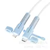 Cubierta Protectora para Cable de Datos, Cubierta de Silicona Antirotura, Hebilla Protectora para Enrollar, Dispositivo Protector contra Mordeduras de Cable, Cubierta Protectora para Conector