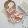 Ropa interior japonesa linda para niñas sin costuras para mujer, cintura transpirable, entrepierna de algodón antibacteriano, calzones para niñas sin costuras, venta al por mayor para mujeres