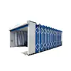 Cabina de Pintura Retráctil Móvil, Cabina Retráctil Galvanizada, Cabina de Pintura Plegable Hecha a Medida para Equipos Pesados y Estructuras Grandes de Acero