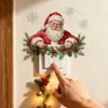 Árvore de Natal Criativa Papai Noel Espiando Cabeça Interruptor Adesivo Adesivo de Parede Fundo de Parede Decoração de Casa Adesivo de Parede Autoadesivo