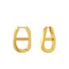 Pendientes de estilo coreano de alta gama con forma de nariz de cerdo, elegantes, combinables, ligeros, de lujo, de nicho, populares en Internet.