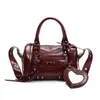 Bolso Pequeño de Alta Gama de Moda para Mujer 2026 Nuevo Modelo Bolso Resistente de Motociclista Bolso Cruzado Popular de Venta Caliente Bolso de Mano Bolso Almohada