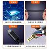 Convertidor de audio tipo C de aleación de aluminio para cargar y escuchar canciones, adaptador dos en uno para auriculares de 3,5 mm.