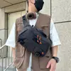 Bolsa de Peito Casual Minimalista Estilo Japonês para Mulheres, Bolsa de Cintura Funcional para Homens, Nova Bolsa Transversal Esportiva Pequena Tendência, Bolsa de Mão, Bolsa de Ombro, Bolsa Transversal