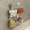Caja de Almacenamiento para Cocina para Cebollas, Jengibre y Ajo; Cesta Colgante para Jengibre y Ajo; Solución de Almacenamiento Multifuncional que Ahorra Espacio, Montada en la Pared sin Taladrar