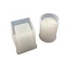 Molde de Silicone para Gotejamento de Gel Molde de Bolo Quadrado Cilíndrico Alto Espelho Porta Canetas Ferramenta de Moagem de Silicone