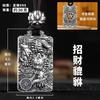 Colgante de dragón de plata esterlina 999 auténtico para hombre, diseño de dragón chino dominante, estilo retro, moderno, de plata pura