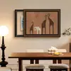 Pintura Decorativa para Caja de Medidor Eléctrico Estilo Artístico Qiao Jia, Pintura Colgante para Caja de Distribución Estilo Francés Vintage Retro, Cubierta de Alta Gama para Caja de Medidor Eléctrico