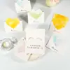 30 Tarjetas en Forma de Corazón, Mini Tarjetas de Felicitación, Tarjetas en Blanco para Mensajes Manuscritos, Tarjetas de Mensaje 3D, Tarjetas de Regalo, Tarjetas de Papel para Floristería