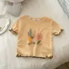 Camiseta Deportiva Nueva, Elegante y de Manga Corta para Niñas Verano 2026 para Niños, Ropa de Moda para Niñas, Tops Lindos para Niñas Pequeñas