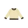 Ropa para niñas Nuomi Wanzi, camiseta de manga larga tipo dos piezas falsas con diseño de bloques de color, dulce camiseta básica de otoño para niñas pequeñas