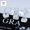 Corte Pagoda Moissanita 2.5-6.0mm Tamaño Fabricante Venta al por Mayor Entrega Directa Gema Sintética Forma Geométrica