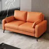 Sofá Doble o Triple Minimalista de Lujo Ligero para Apartamentos Pequeños, Salas de Estar, Propiedades de Alquiler, Áreas de Descanso de Hoteles y Áreas de Recepción