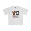 Camiseta de Manga Corta Holgada con Estampado de Letras Milo Estilo Nuevo Pe X Hellokitty25 para Hombre y Mujer 260g