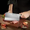 Cuchillo para Cortar Huesos Yangjiang Venta al por Mayor Acero Inoxidable Doméstico Cuchillo para Rebanar Cuchillo de Cocina Diario Cuchillo para Picar Específico de Cocina